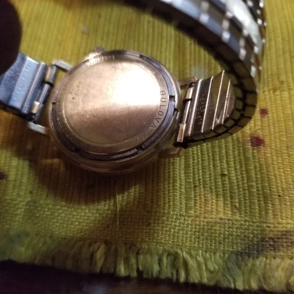 Rare Vintage 60s Bulova Accutron MO 14k Gold Filled Mens Watch - Picture 5 of 9